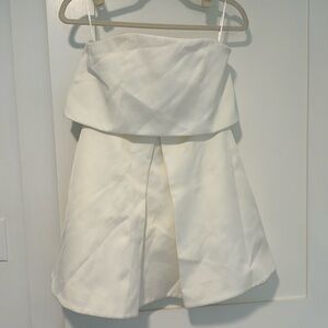 KEEPSAKE the label Strapless White Dress